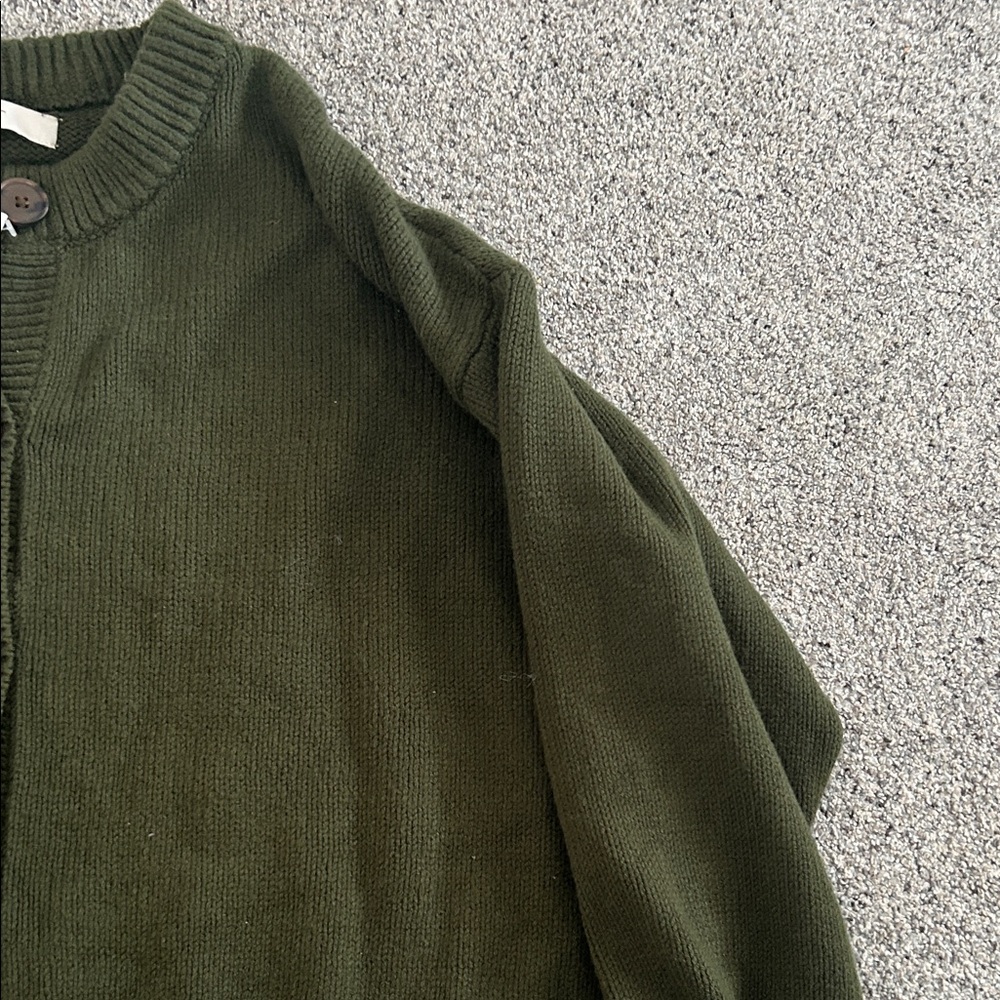 BNWT LOFT Women's Green Cardigan - Picture 5 of 5